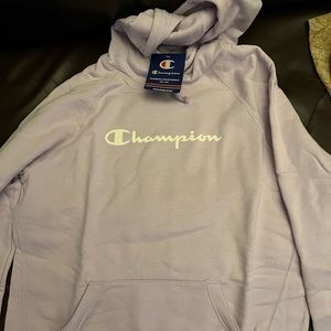 Champion NWT purple hoodie small